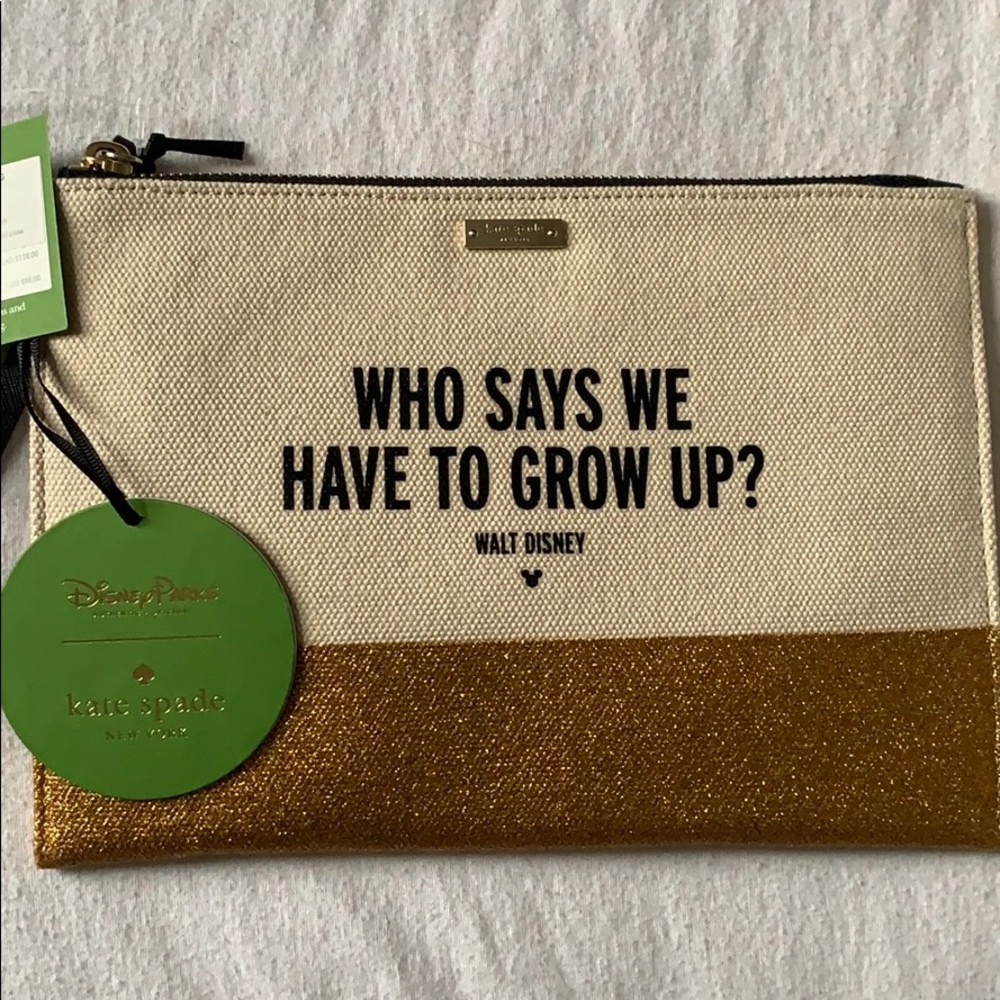 NWT Kate Spade Disney wristlet pouch